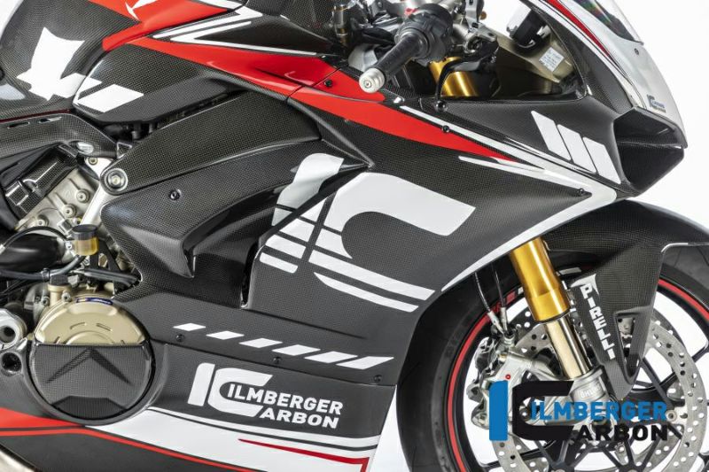 ILMBERGER フェアリングサイドパネル (右側) グロス仕上げ DUCATI Panigale V4 競技仕様車