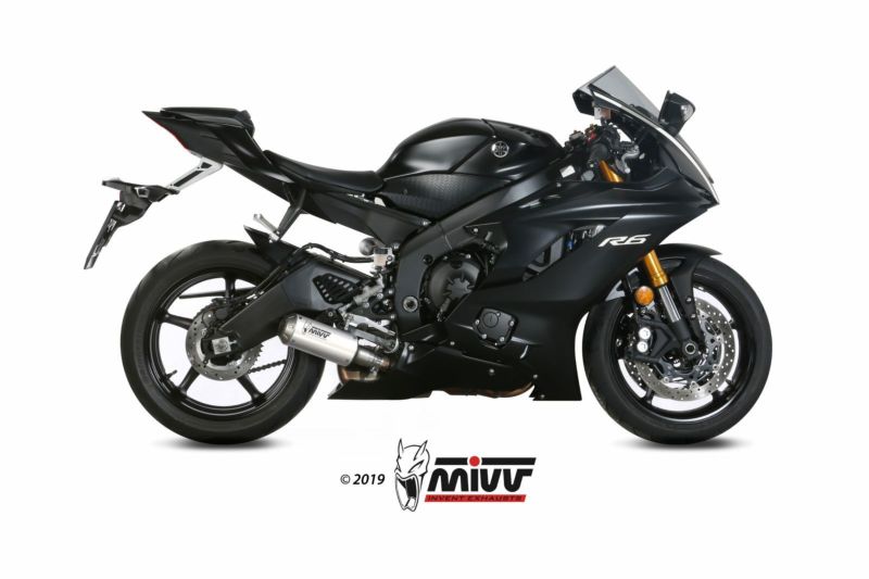 MIVV スリップオンマフラー MK3 ステンレス YAMAHA YZF-R6 (2017-) | Y.063.LM3X